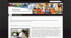 Desktop Screenshot of daakticketindia.com